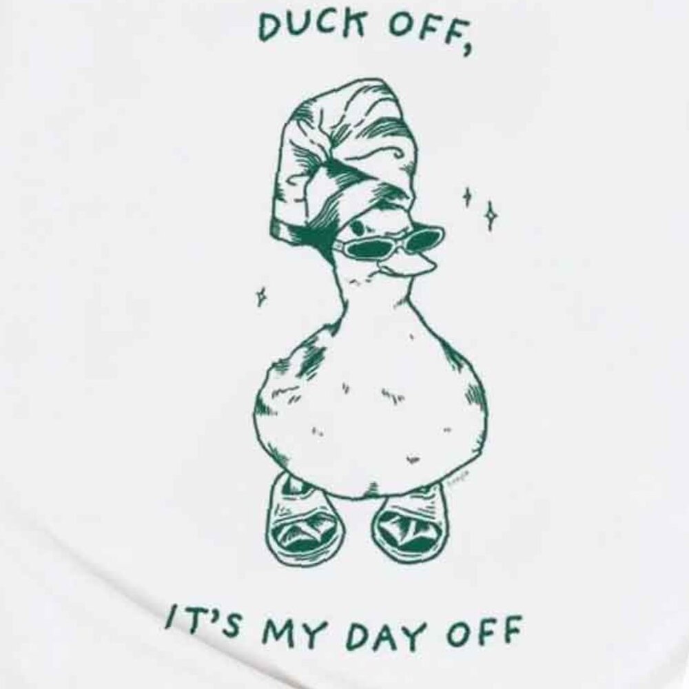 Duck Off It's My Day Off Vintage T-Shirt Graphic T-Shirt - Picture 2 of 4